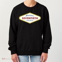 70th Birthday Las Vegas Fabulous Seventieth Women's Sweatshirt thumb 0