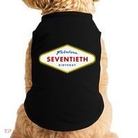 70th Birthday Las Vegas Fabulous Seventieth Doggie Tank thumb 0