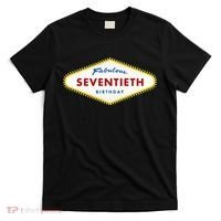 70th Birthday Las Vegas Fabulous Seventieth T-Shirt thumb 0