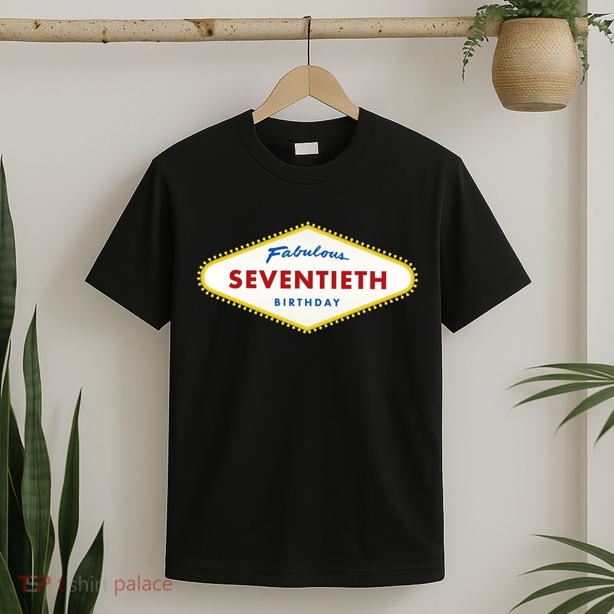70th Birthday Las Vegas Fabulous Seventieth T-Shirt