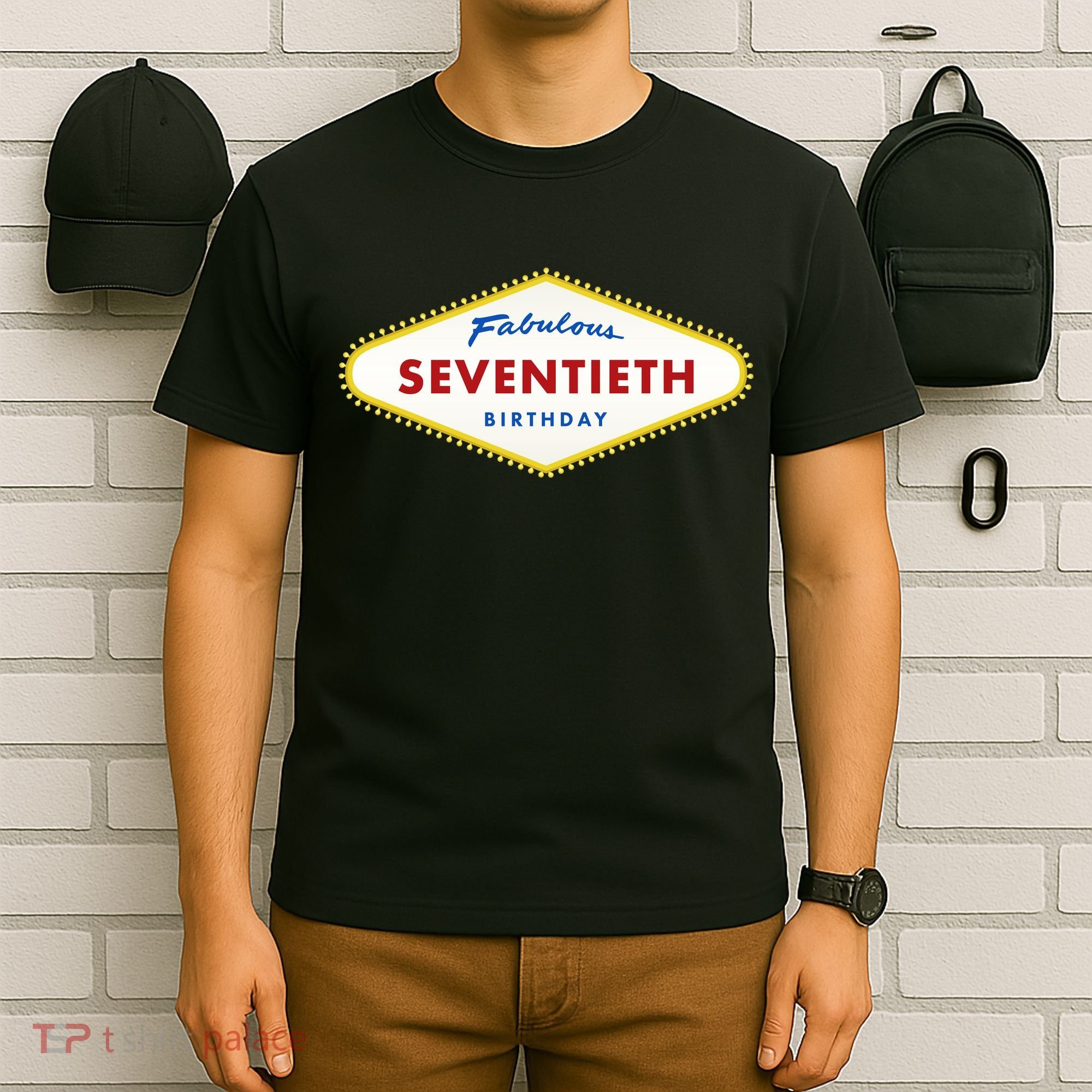70th Birthday Las Vegas Fabulous Seventieth T-Shirt