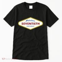 70th Birthday Las Vegas Fabulous Seventieth Tall T-Shirt thumb 0