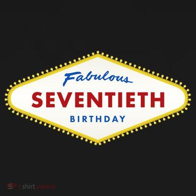 70th Birthday Las Vegas Fabulous Seventieth Sustainable Bucket Hat