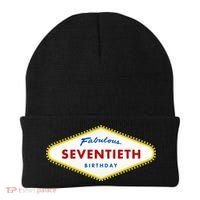 70th Birthday Las Vegas Fabulous Seventieth Beanie thumb 0