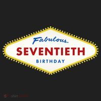 70th Birthday Las Vegas Fabulous Seventieth Beanie thumb 2