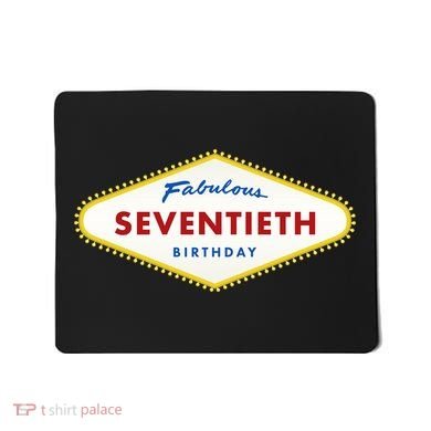 70th Birthday Las Vegas Fabulous Seventieth Mousepad
