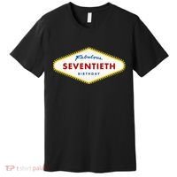 70th Birthday Las Vegas Fabulous Seventieth Premium T-Shirt thumb 0