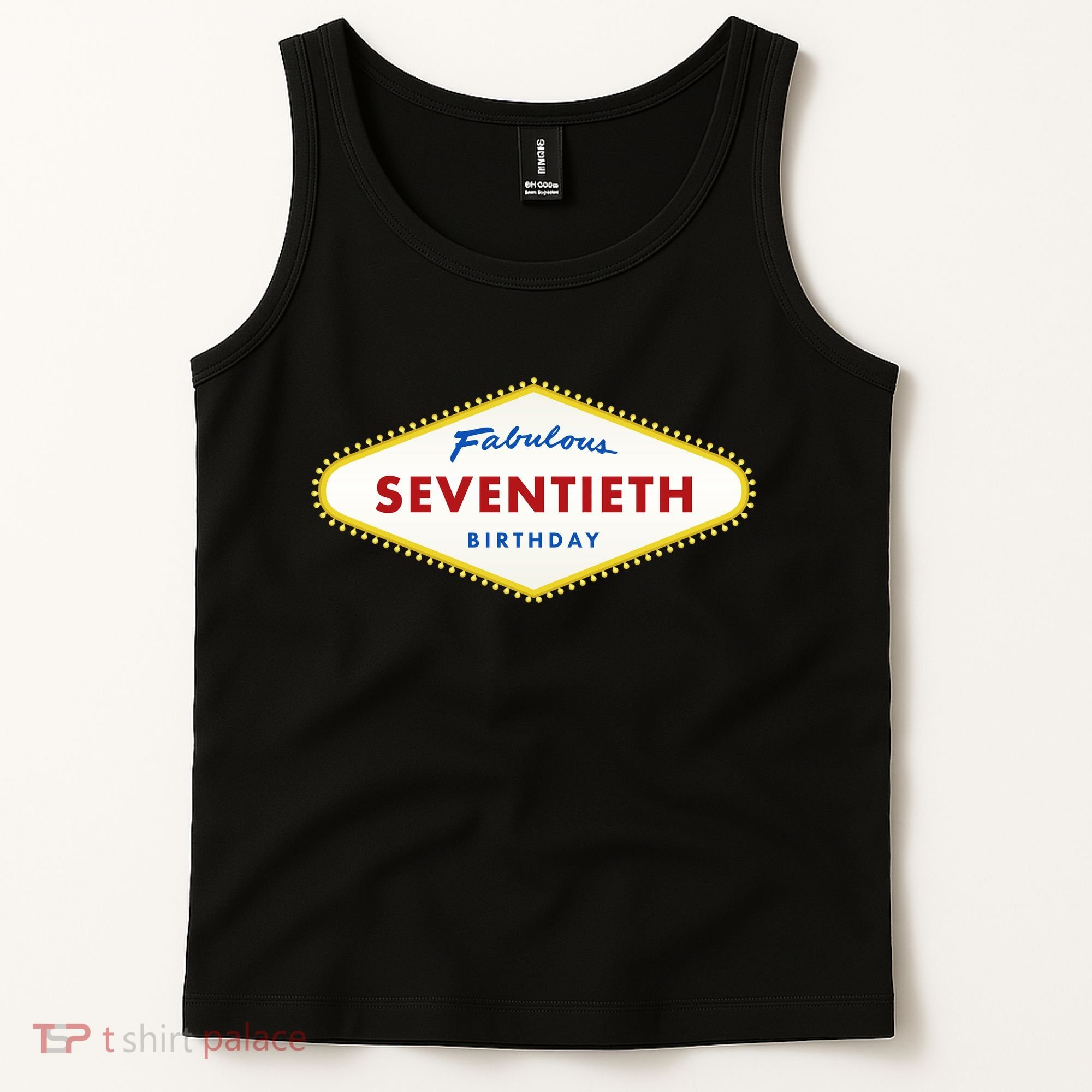 70th Birthday Las Vegas Fabulous Seventieth Tank Top