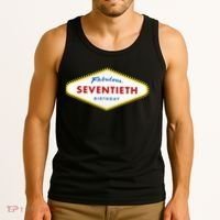 70th Birthday Las Vegas Fabulous Seventieth Tank Top thumb 3