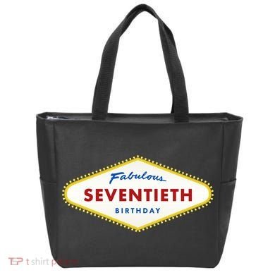 70th Birthday Las Vegas Fabulous Seventieth Tote Bag