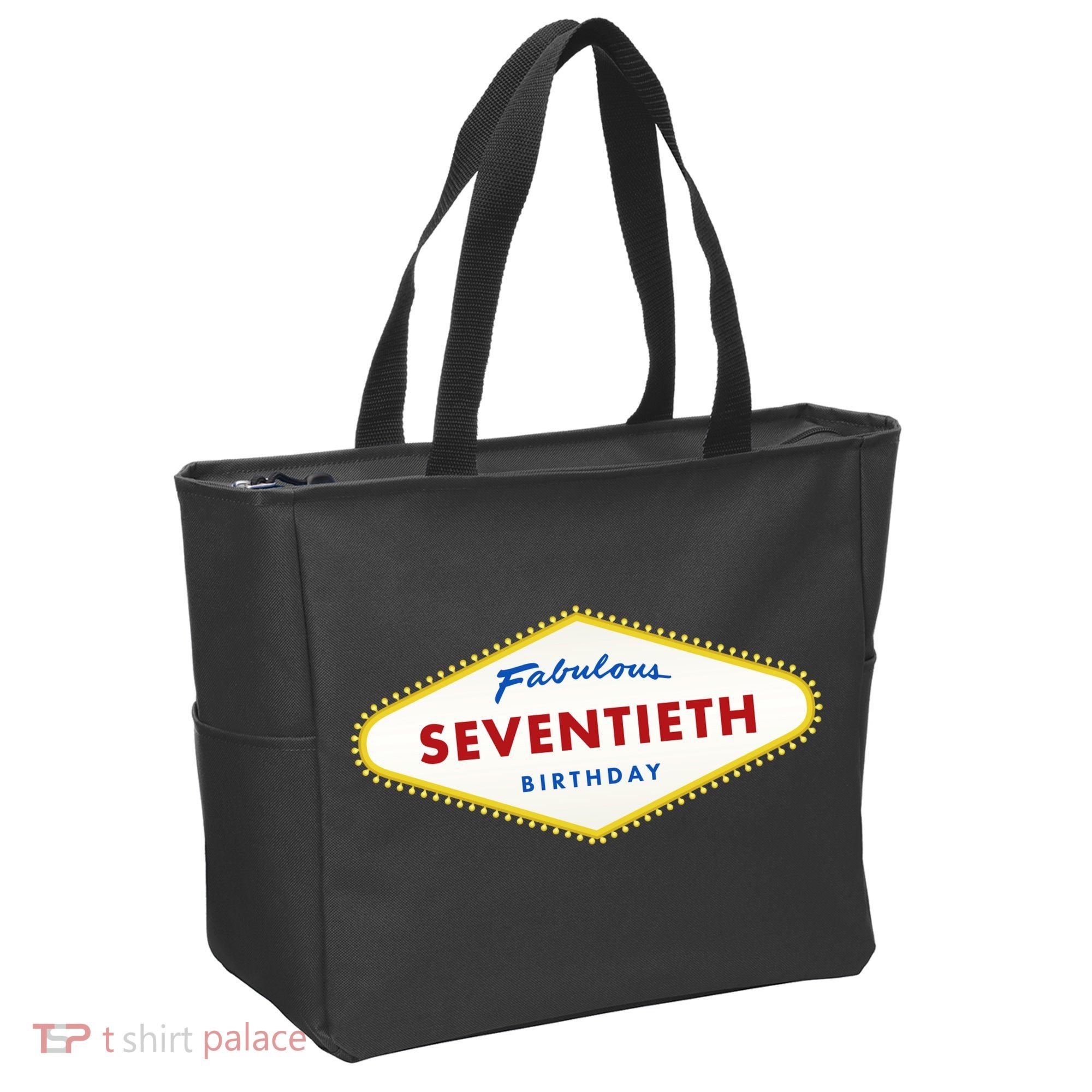 70th Birthday Las Vegas Fabulous Seventieth Tote Bag