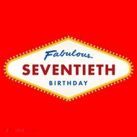 70th Birthday Las Vegas Fabulous Seventieth Santa Hat thumb 1