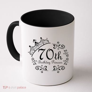 70th Birthday Princess Coffee Mug