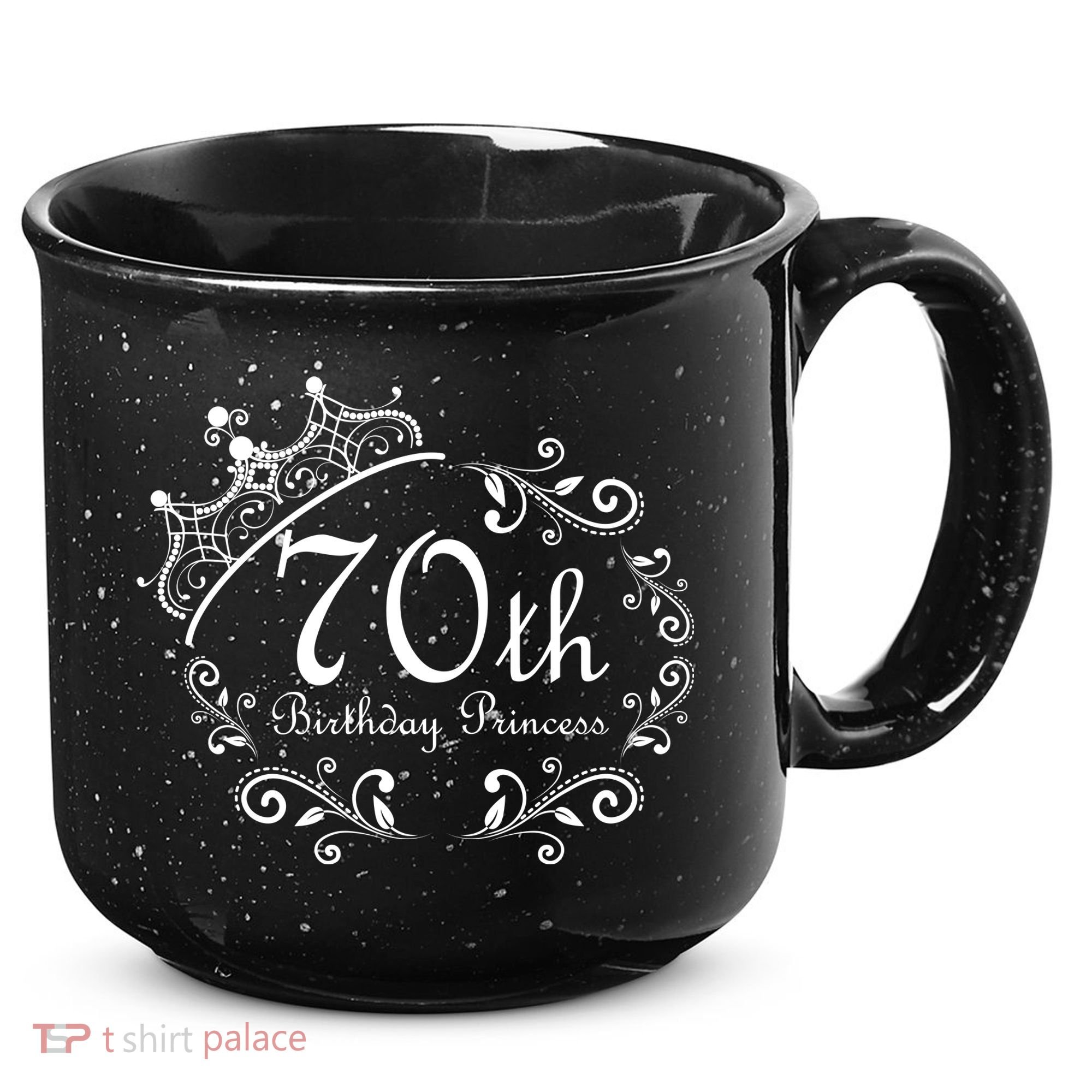 70th Birthday Princess 15oz Campfire Ceramic Mug