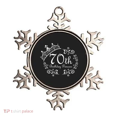 70th Birthday Princess Ornament
