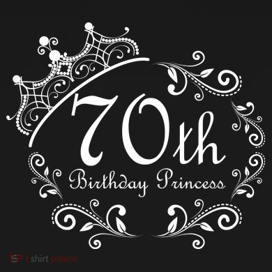 70th Birthday Princess Short Acrylic Beanie