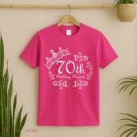 70th Birthday Princess T-Shirt thumb 2