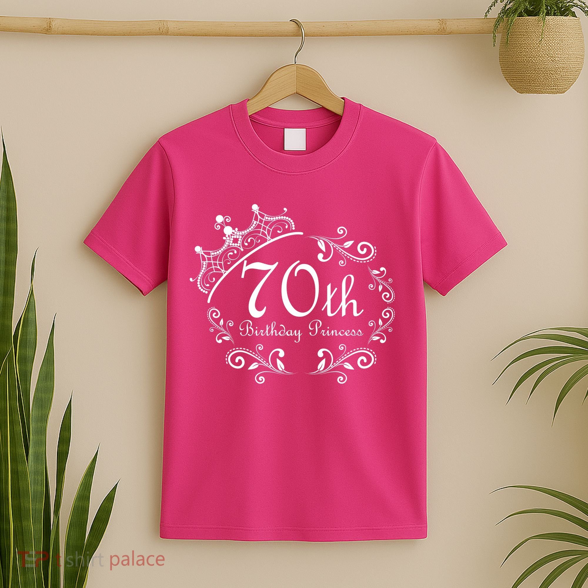 70th Birthday Princess T-Shirt