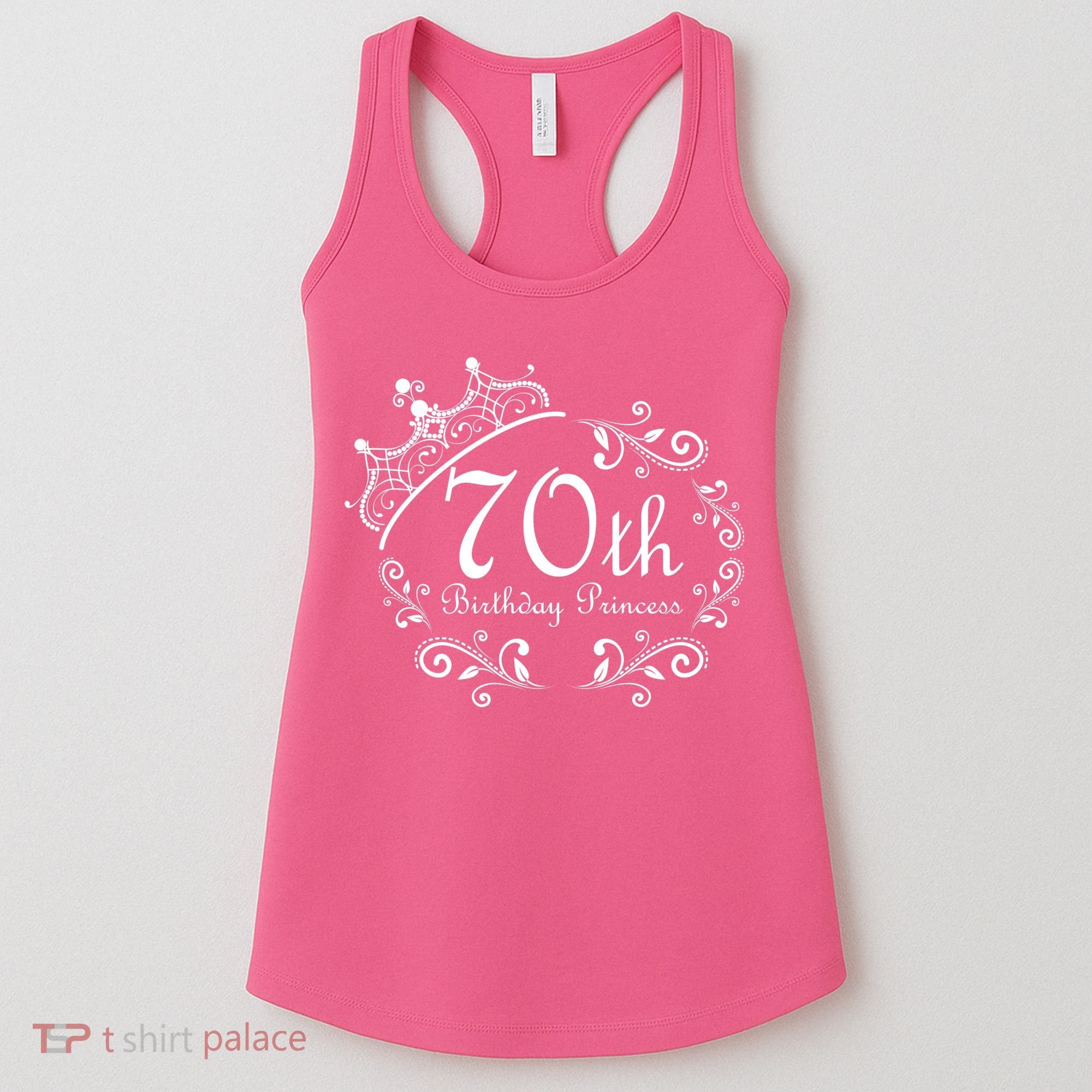 70th Birthday Princess Women's Tank Top