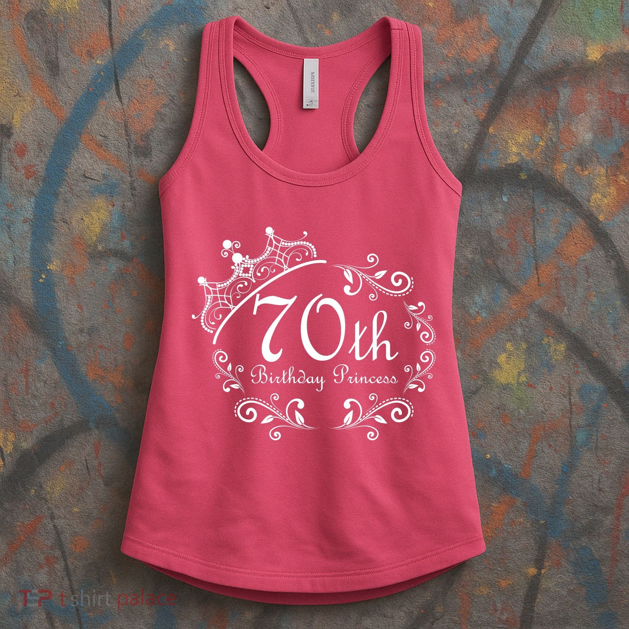 70th Birthday Princess Women's Tank Top