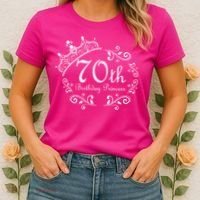 70th Birthday Princess Women's T-Shirt thumb 2