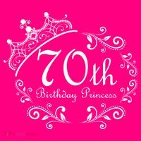 70th Birthday Princess Women's T-Shirt thumb 6