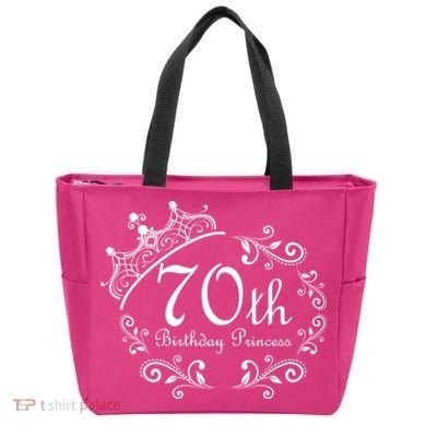 70th Birthday Princess Tote Bag