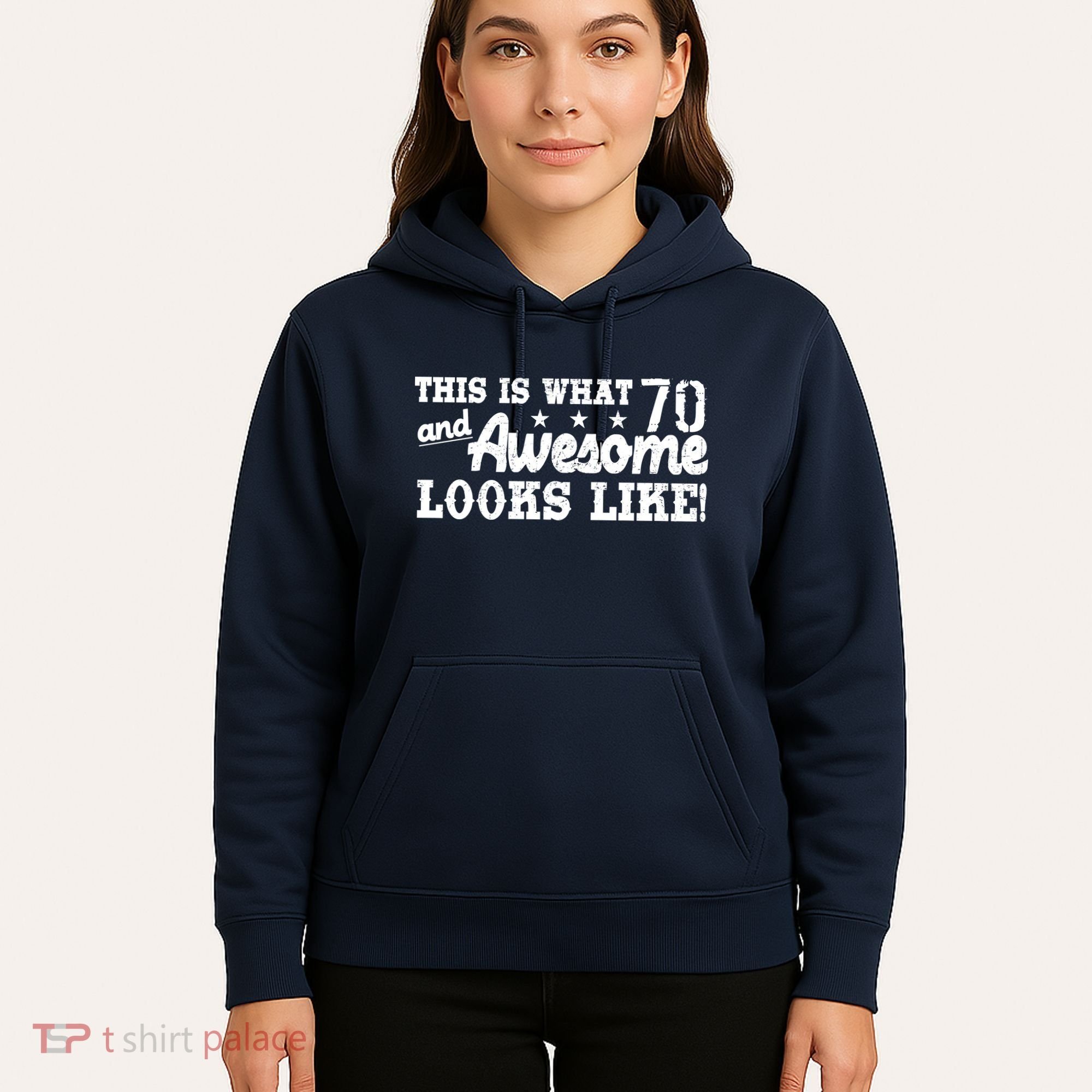 70th Birthday This Is What Awesome Looks Like  Hoodie
