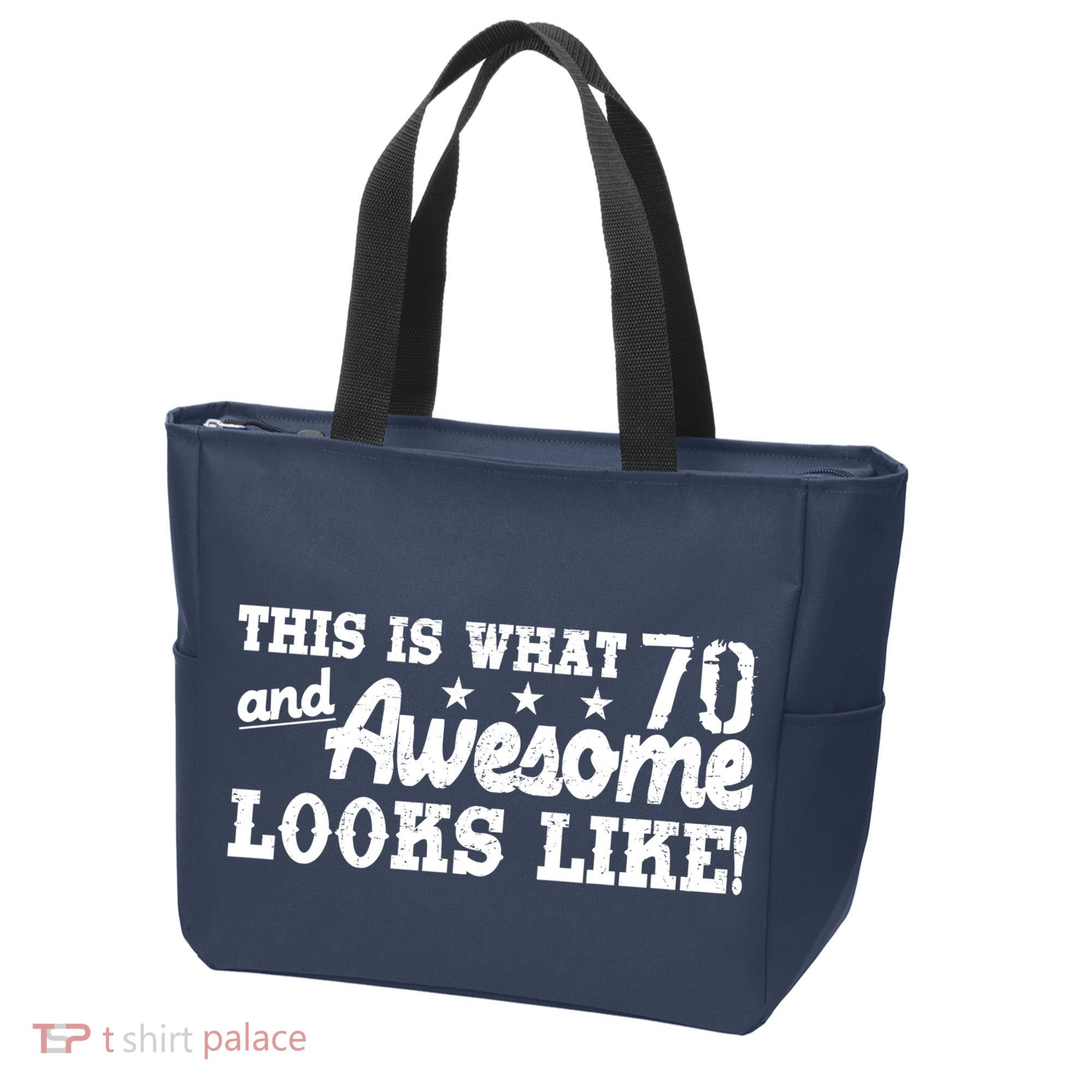 70th Birthday This Is What Awesome Looks Like  Tote Bag