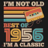70th 1956 Birthday Retro I'm Not Old I'm A Classic Best Of Cassette Tape  Women's Tank Top thumb 5