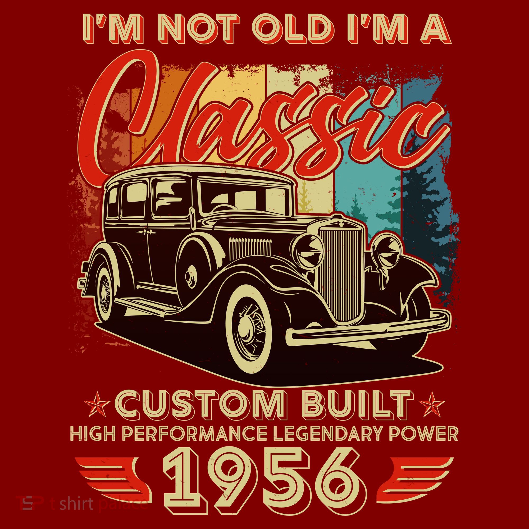 70th 1956 Birthday I'm Not Old I'm A Classic Custom Built High Performance Legendary Power  Mousepad