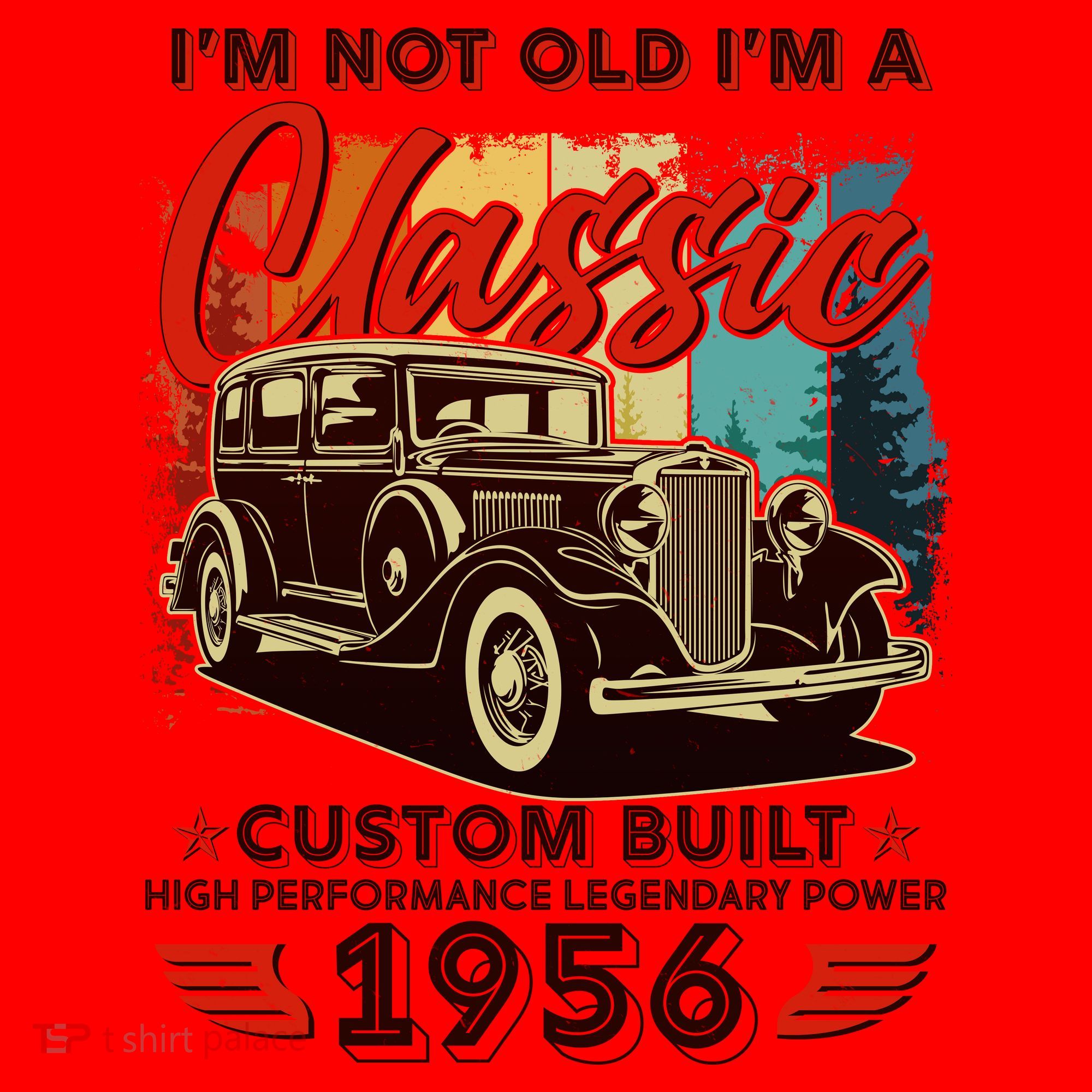70th 1956 Birthday I'm Not Old I'm A Classic Custom Built High Performance Legendary Power  Santa Hat