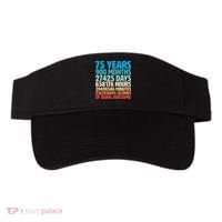 75 Years Of Being Awesome Birthday Time Breakdown Visor thumb 0