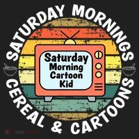 70s 80s 90s Retro Saturday Mornings Cereal And Cartoons Kids Long Sleeve Plaid Pajama Set thumb 2