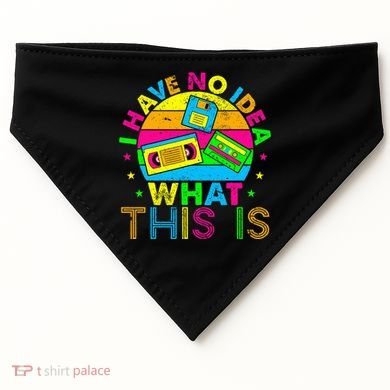 70s 80s 90s Outfit I Have No Idea USA-Made Doggie Bandana
