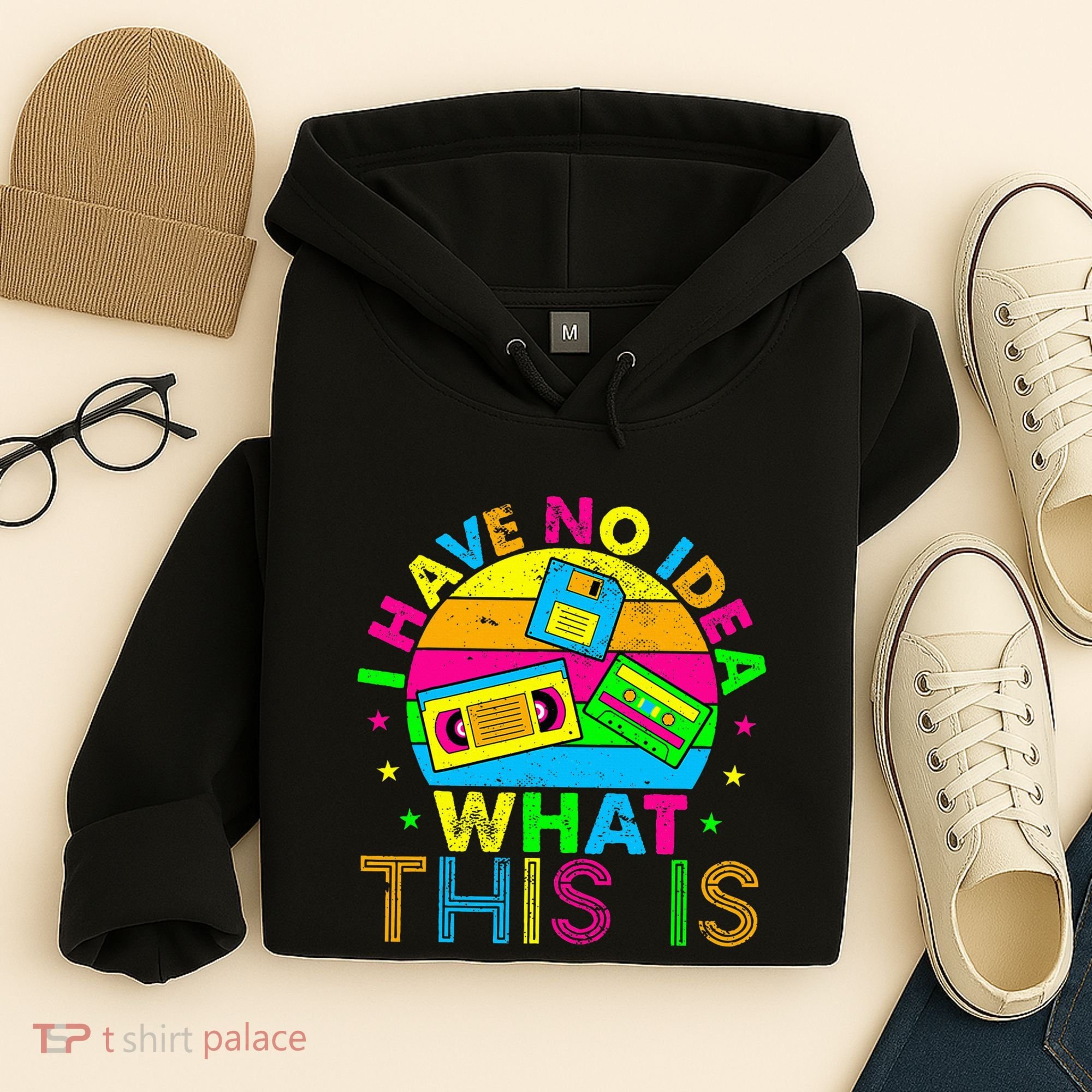 70s 80s 90s Outfit I Have No Idea Hoodie