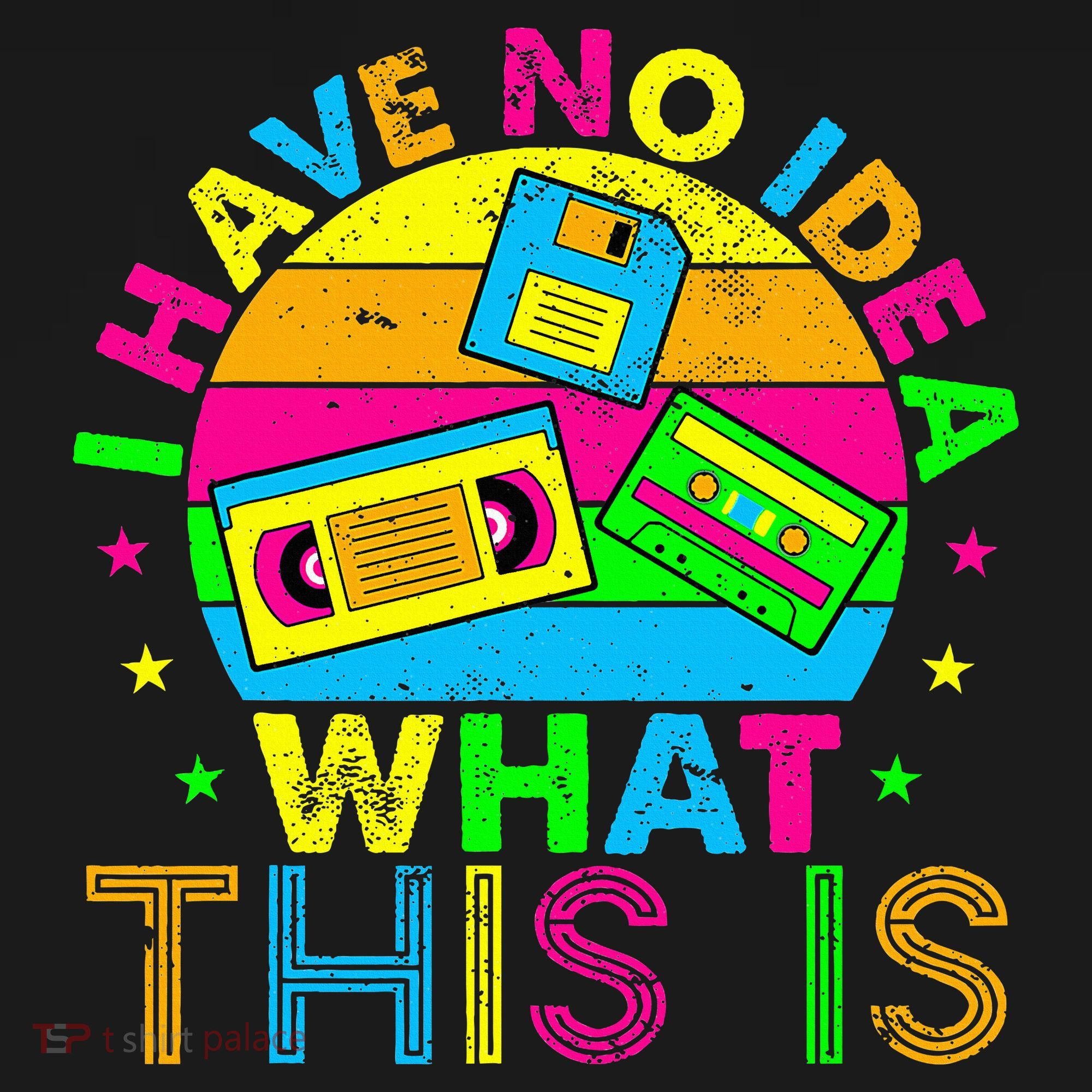 70s 80s 90s Outfit I Have No Idea T-Shirt