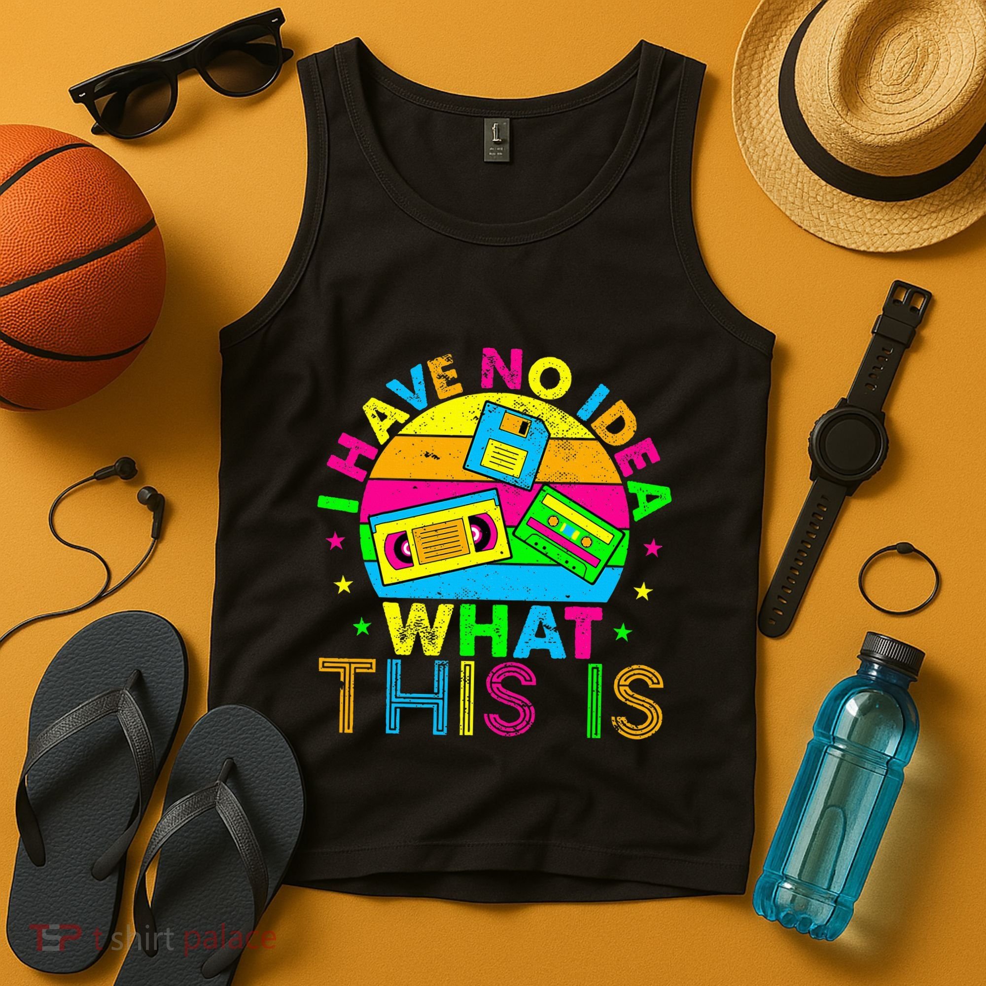 70s 80s 90s Outfit I Have No Idea Tank Top
