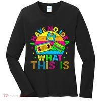 70s 80s 90s Outfit I Have No Idea Women's Long Sleeve Shirt thumb 0