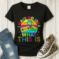 70s 80s 90s Outfit I Have No Idea Women's T-Shirt thumb 3