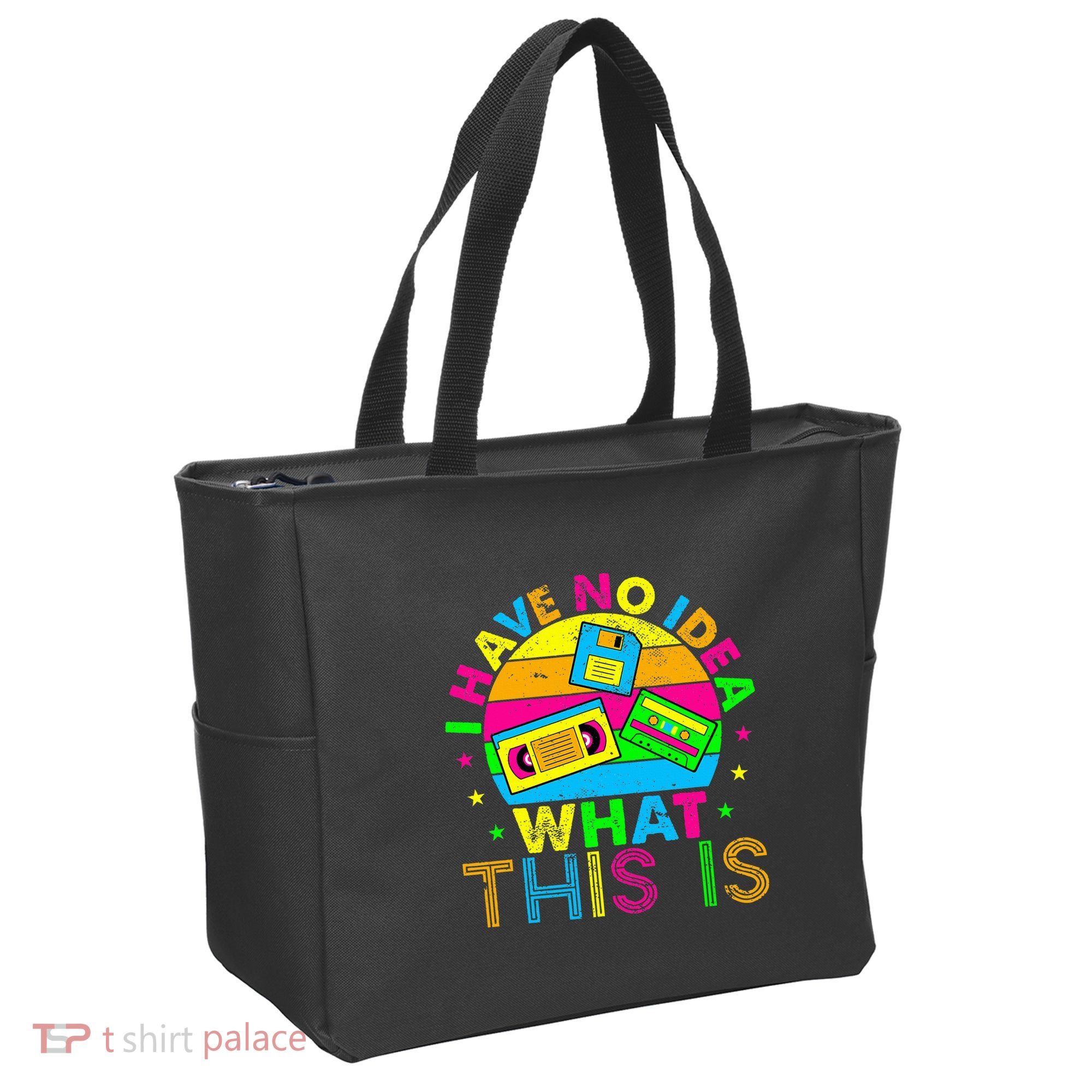 70s 80s 90s Outfit I Have No Idea Tote Bag