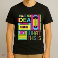 70s 80s 90s Outfit I Have No Idea What This Is T-Shirt thumb 3