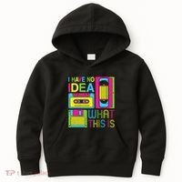 70s 80s 90s Outfit I Have No Idea What This Is Kids Hoodie thumb 0