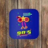 70s 80s 90s Arcade Video Game Old School Gamer Coaster thumb 0