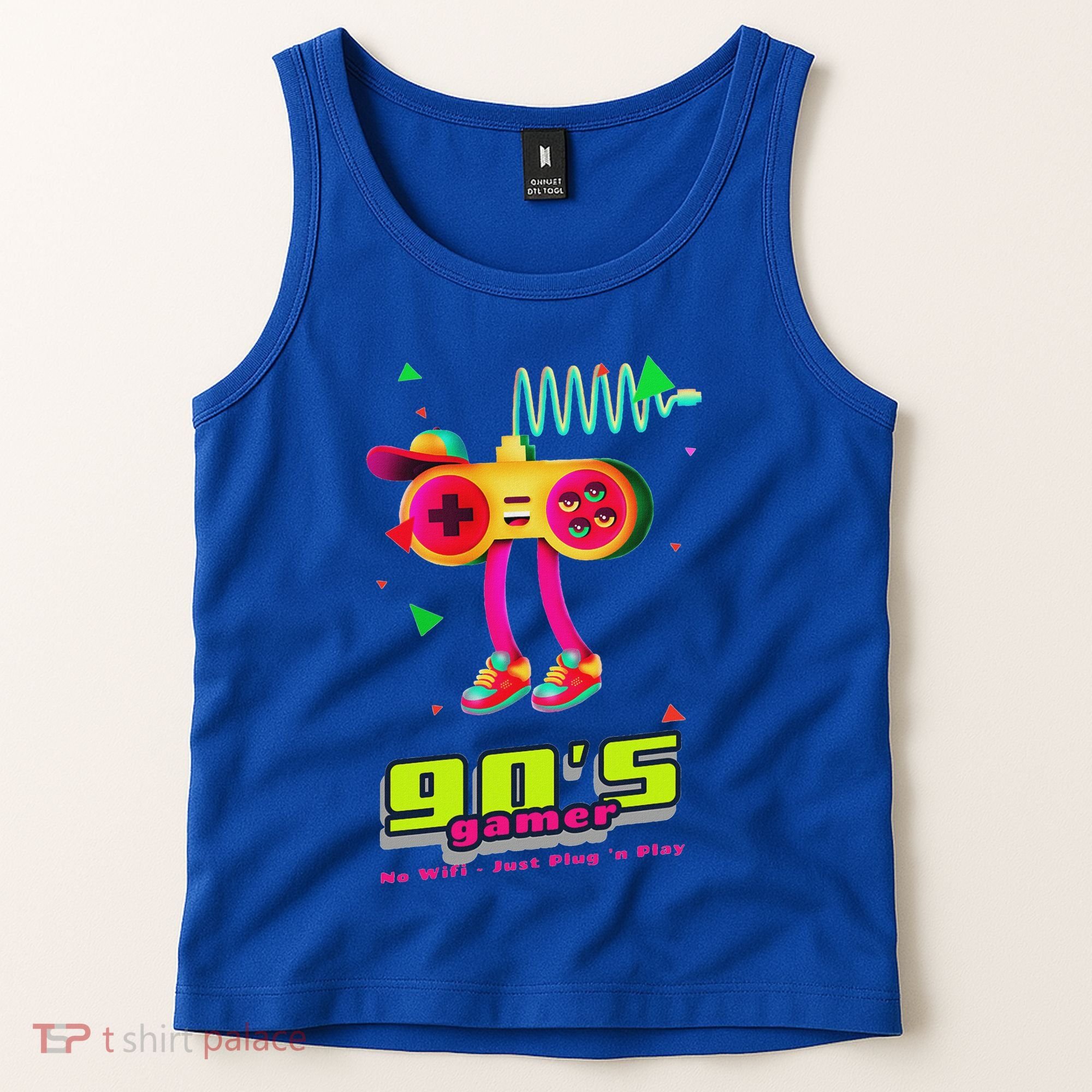 70s 80s 90s Arcade Video Game Old School Gamer Tank Top