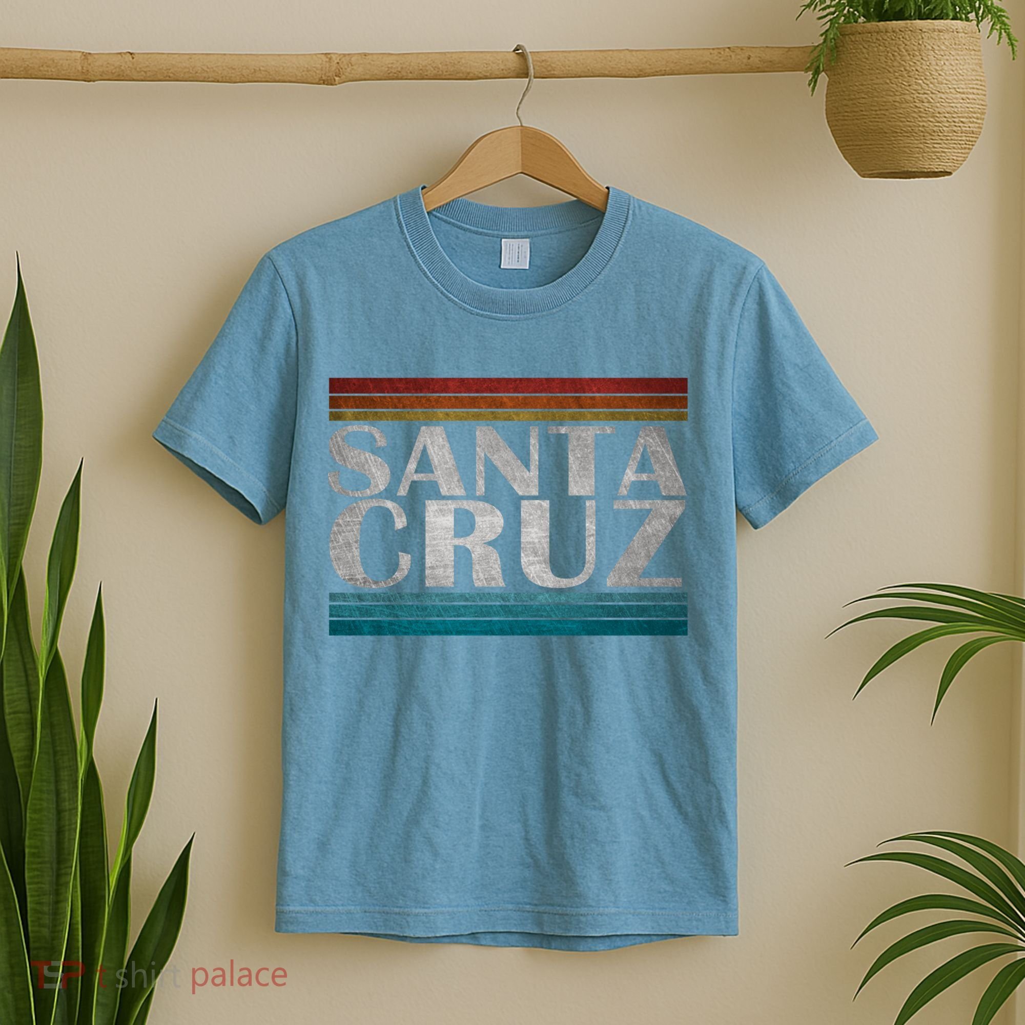 70s 80s Ca California Holiday Summer Santa Cruz Beach Sunset Gift T-Shirt