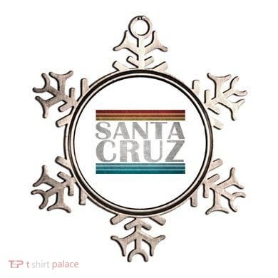 70s 80s Ca California Holiday Summer Santa Cruz Beach Sunset Gift Ornament