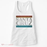 70s 80s Ca California Holiday Summer Santa Cruz Beach Sunset Gift Women's Tank Top thumb 0