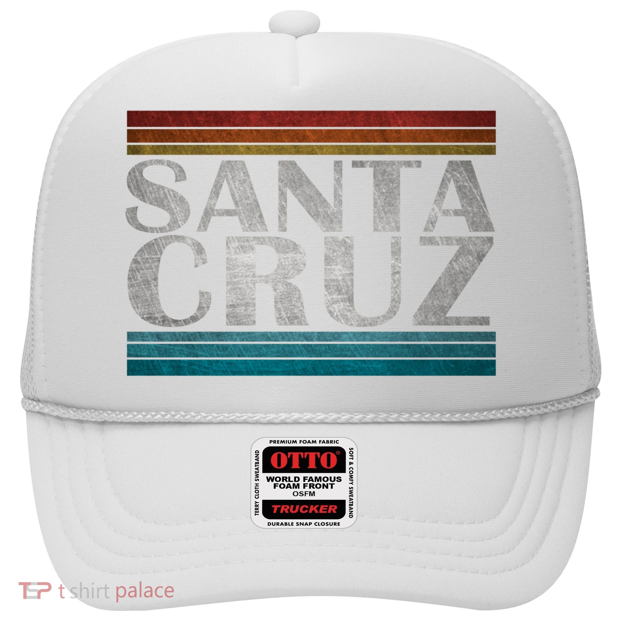 70s 80s Ca California Holiday Summer Santa Cruz Beach Sunset Gift Hat