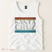 70s 80s Ca California Holiday Summer Santa Cruz Beach Sunset Gift Tank Top thumb 2
